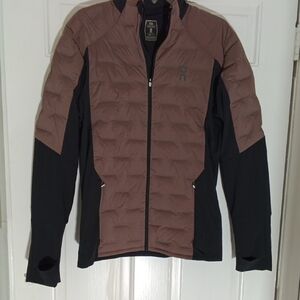 On Running  Climate Men's Brown and Black  Jacket